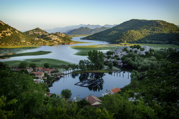 Karuc village on the Skadar Lake national Park