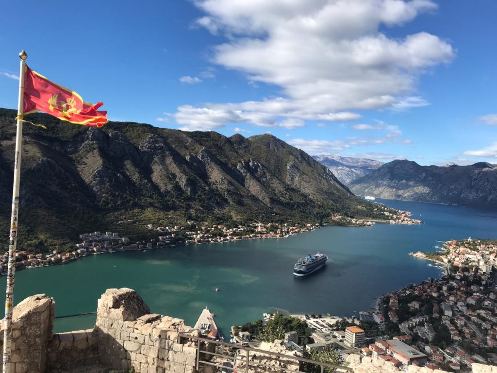 View from fortress on Old Town Kotor