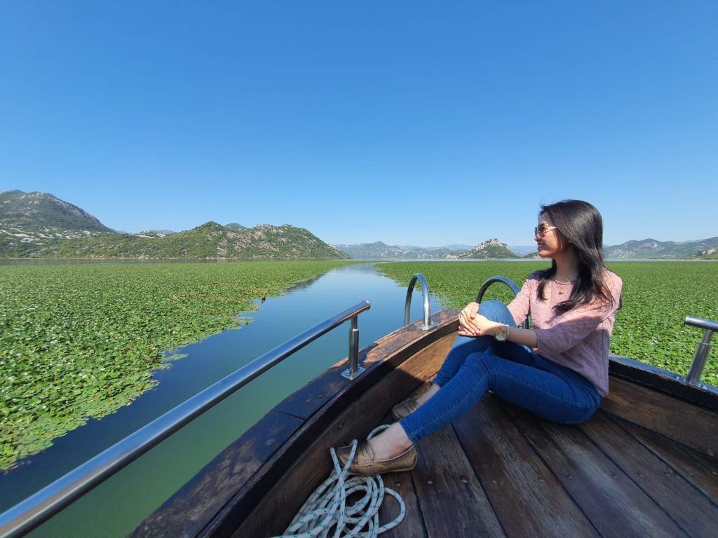 Boat ride in beautiful nature of Skadar lake National Park