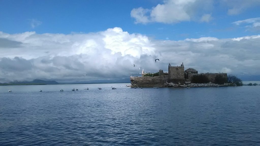 island fortress on Skadar lake National Park